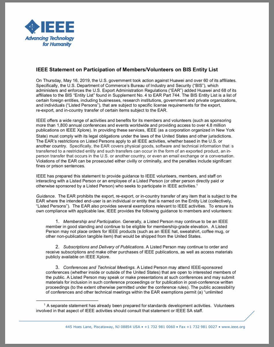 IEEE声明的全文1