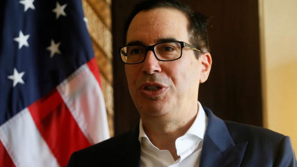 美国财长努钦指责中国延长了贸易争端