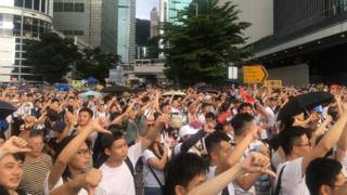 香港破纪录百万人游行9