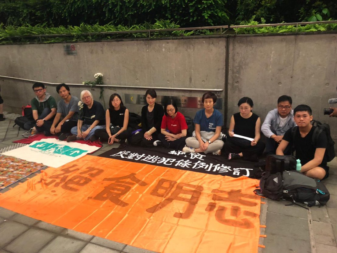 香港藝文界發絕食反送中條例3