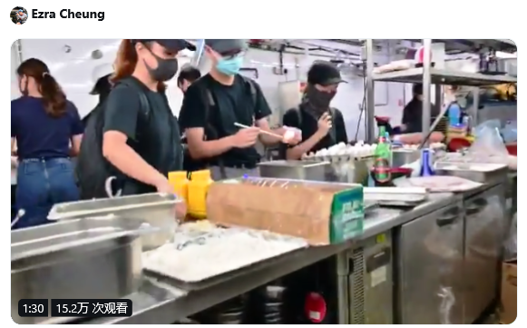 2019-11-16 (28)港理工学生接管食堂