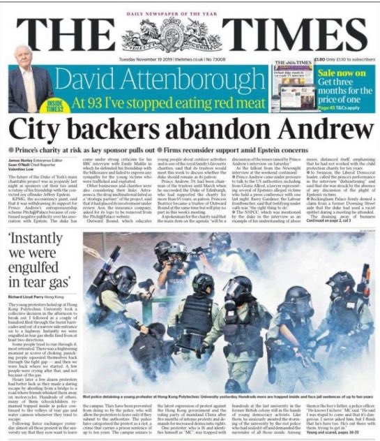 废纸在发酵泰晤士报