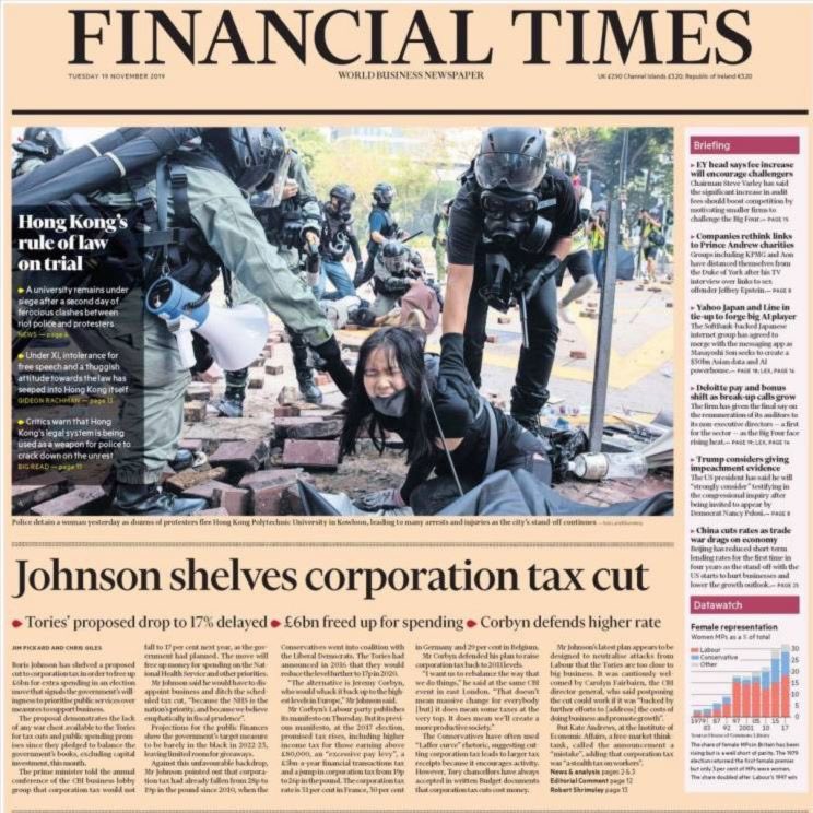 废纸在发酵英国金融时报